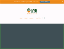 Tablet Screenshot of iwh.com.br